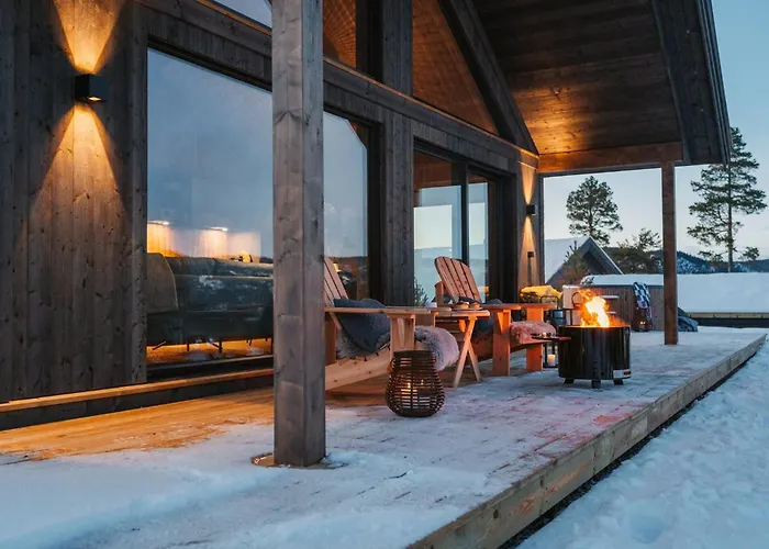 Tiur, Stylish New With Hot Tub * Nesbyen